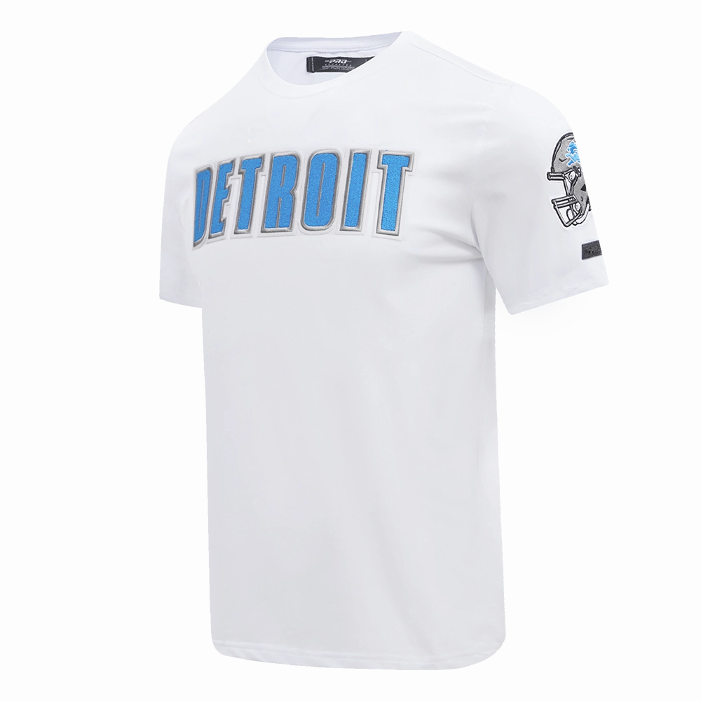 NFL DETROIT LIONS CLASSIC CHENILLE MEN'S   TEE (WHITE)