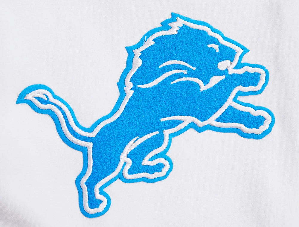 NFL DETROIT LIONS CLASSIC CHENILLE MEN'S DK SHORT (WHITE)
