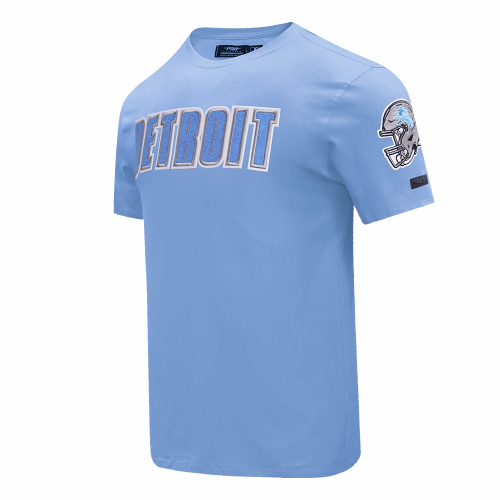 NFL DETROIT LIONS CLASSIC CHENILLE MEN'S TEE (UNIVERSITY BLUE)