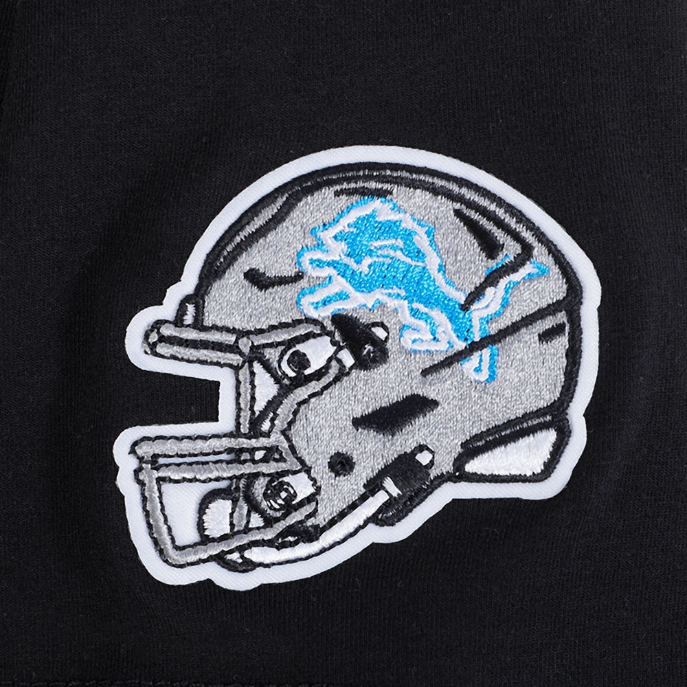 NFL DETROIT LIONS CLASSIC WOMEN'S BOXY TEE (BLACK)
