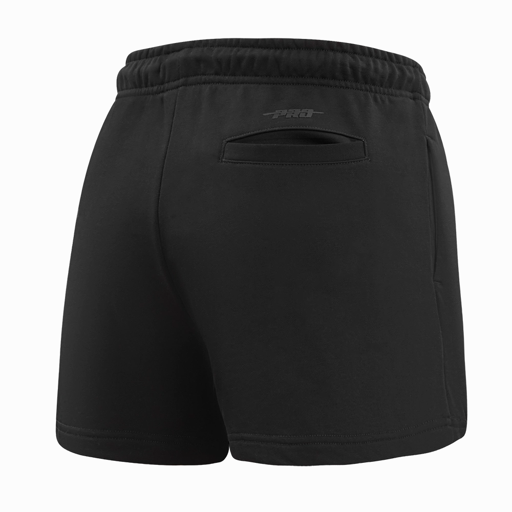NFL DETROIT LIONS CLASSIC WOMEN'S FLEECE SHORT (BLACK)