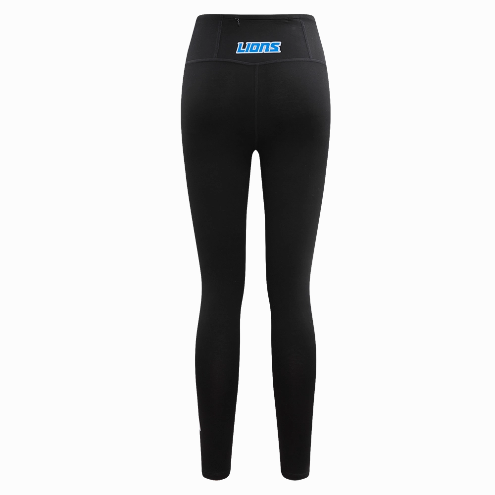 NFL DETROIT LIONS CLASSIC WOMEN'S JERSEY LEGGING (BLACK)