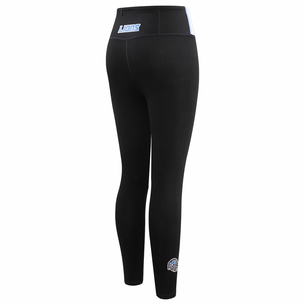 NFL DETROIT LIONS CLASSIC WOMEN'S JERSEY LEGGING (BLACK)