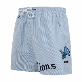 NFL DETROIT LIONS COUNTRY CLUB MEN'S SEERSUCKER SHORT (SEERSUCKER BLUE)