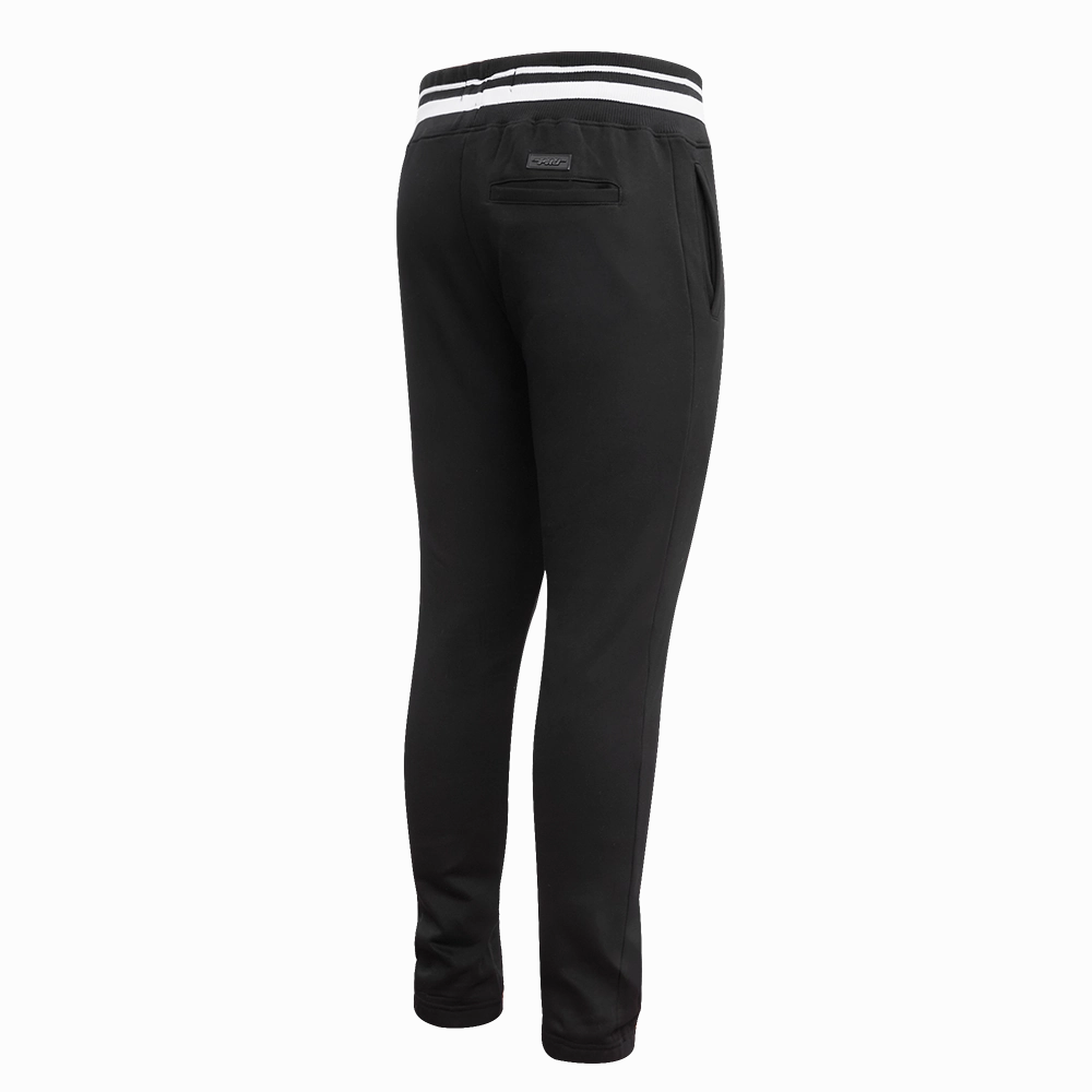 NFL DETROIT LIONS MASHUP MEN'S RIB SWEATPANT (BLACK)