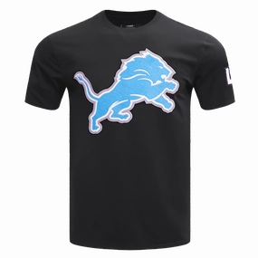 NFL DETROIT LIONS MASHUP MEN'S TEE (BLACK)