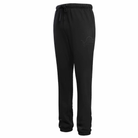 NFL DETROIT LIONS NEUTRAL MEN'S SWEATPANT (BLACK)