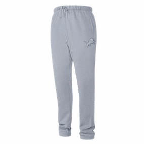 NFL DETROIT LIONS NEUTRAL MEN'S SWEATPANT (DARK HEATHER GRAY)