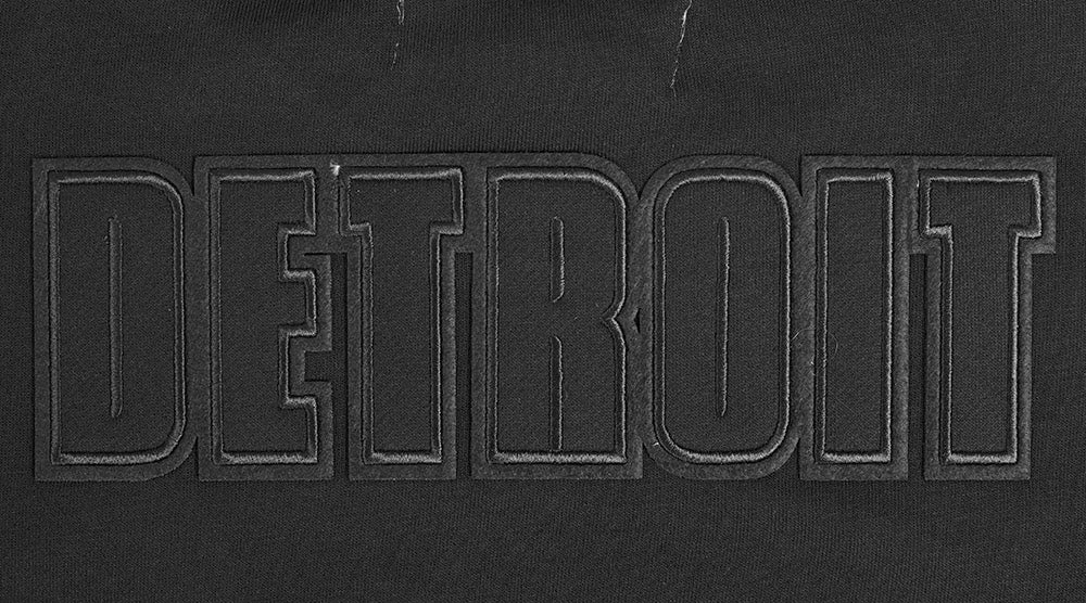 NFL DETROIT LIONS NEUTRAL WOMEN'S CREWNECK (BLACK)