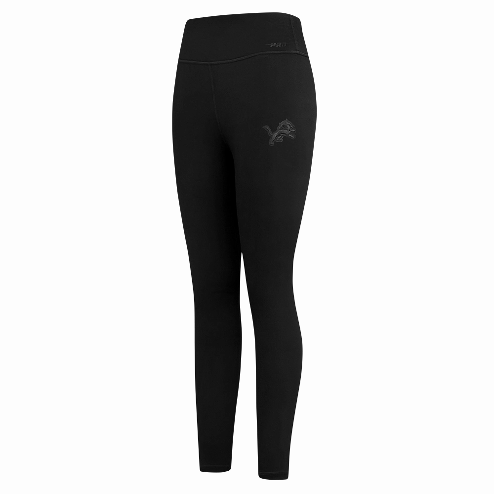 NFL DETROIT LIONS NEUTRAL WOMEN'S JERSEY LEGGING (BLACK)