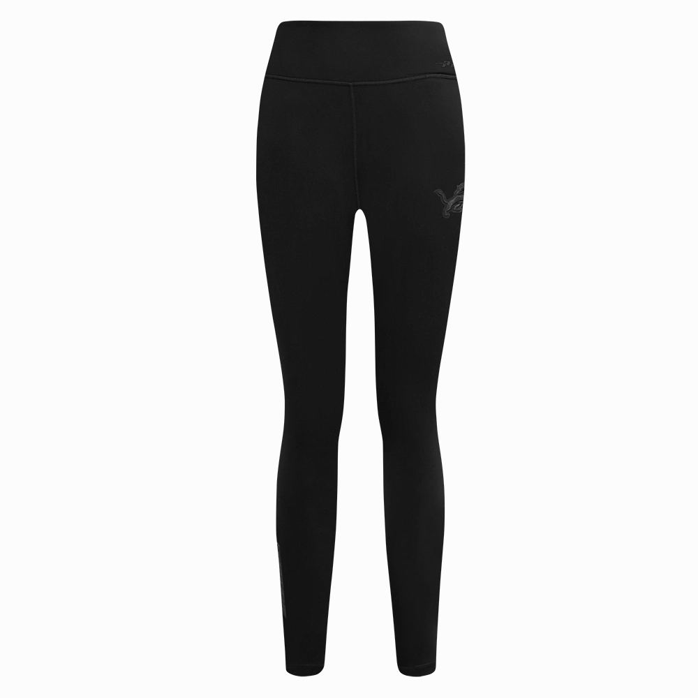 NFL DETROIT LIONS NEUTRAL WOMEN'S JERSEY LEGGING (BLACK)