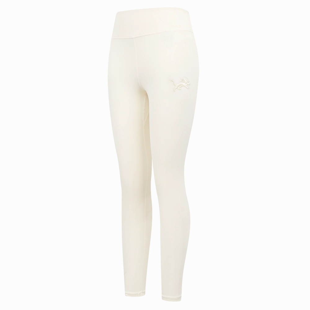 NFL DETROIT LIONS NEUTRAL WOMEN'S JERSEY LEGGING (EGGSHELL)