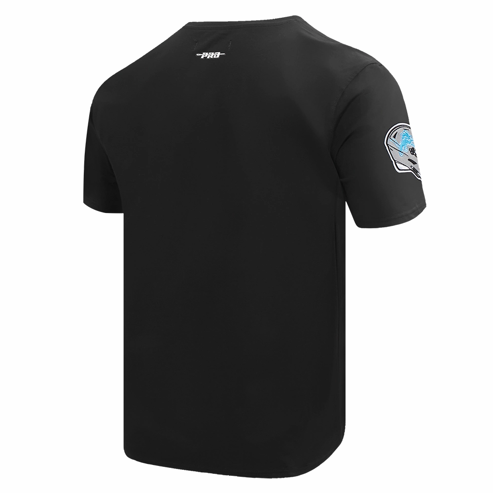 NFL DETROIT LIONS OLD ENGLISH MEN'S TEE (BLACK)