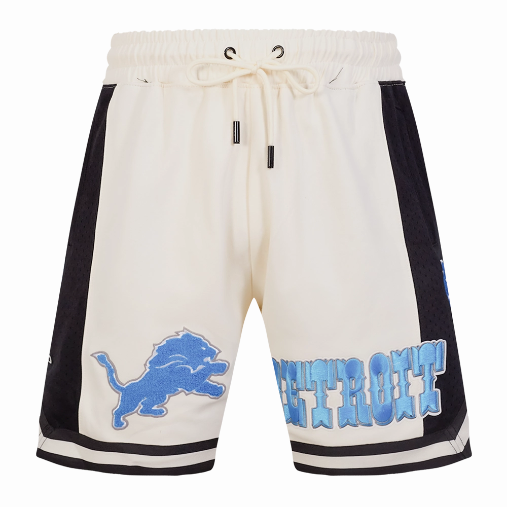 NFL DETROIT LIONS RETRO CLASSIC MEN'S 2.0 SHORT (EGGSHELL/ BLACK)