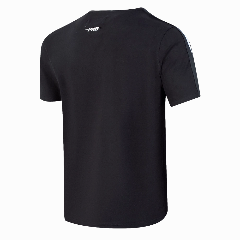 NFL DETROIT LIONS RETRO CLASSIC MEN'S STRIPED TEE (BLACK)