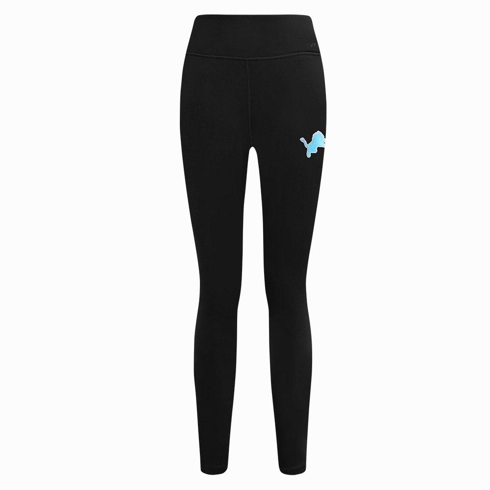 NFL DETROIT LIONS RETRO CLASSIC WOMEN'S JERSEY LEGGING (BLACK)