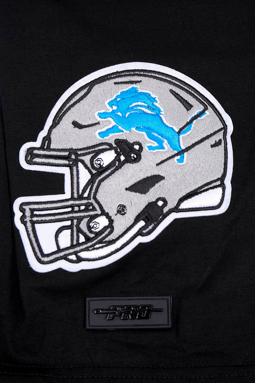 NFL DETROIT LIONS SCRIPT TAIL MEN'S   TEE (BLACK)