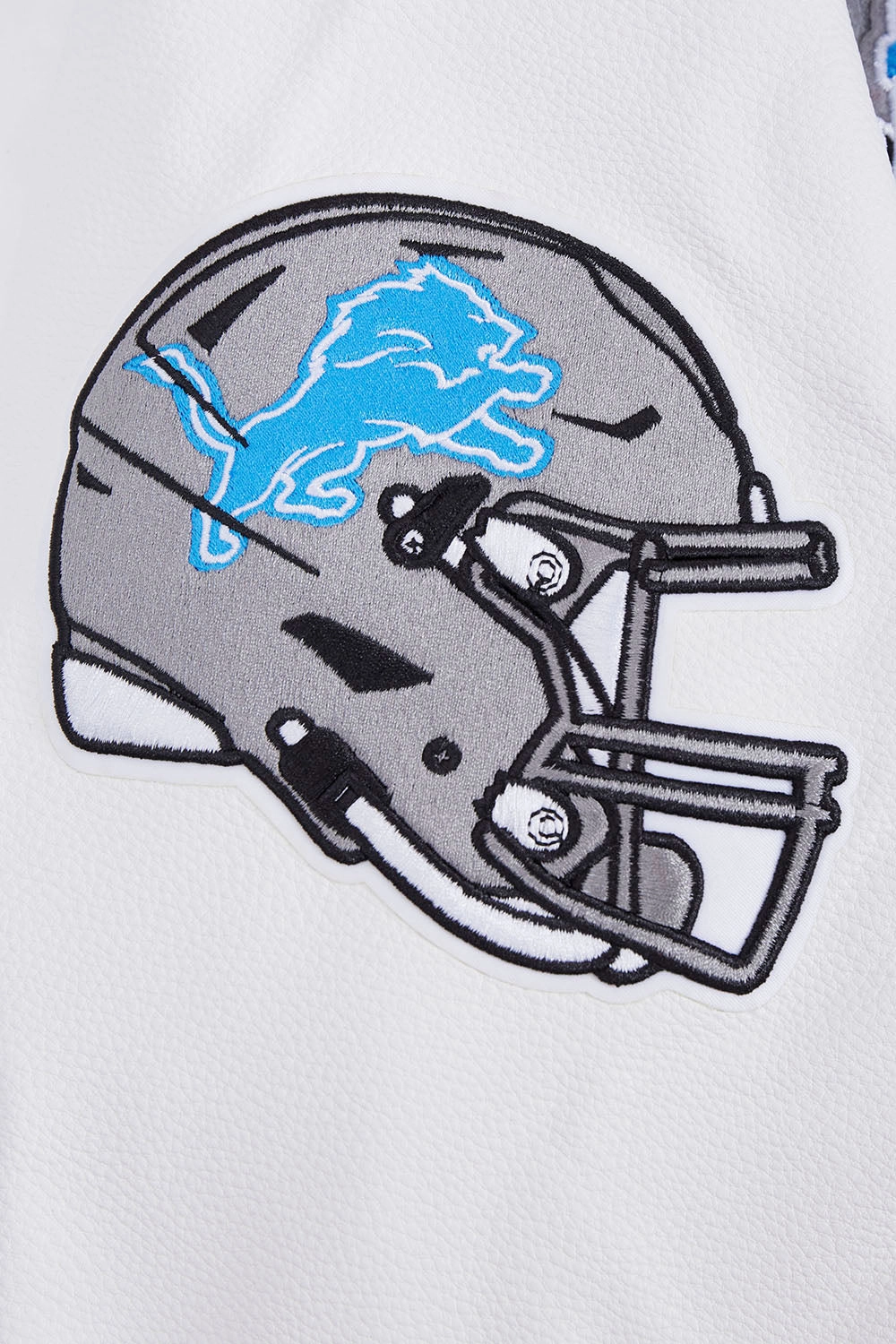 NFL DETROIT LIONS SCRIPT TAIL MEN'S RIB WOOL VARSITY (HEATHER GREY/WHITE/BLACK)