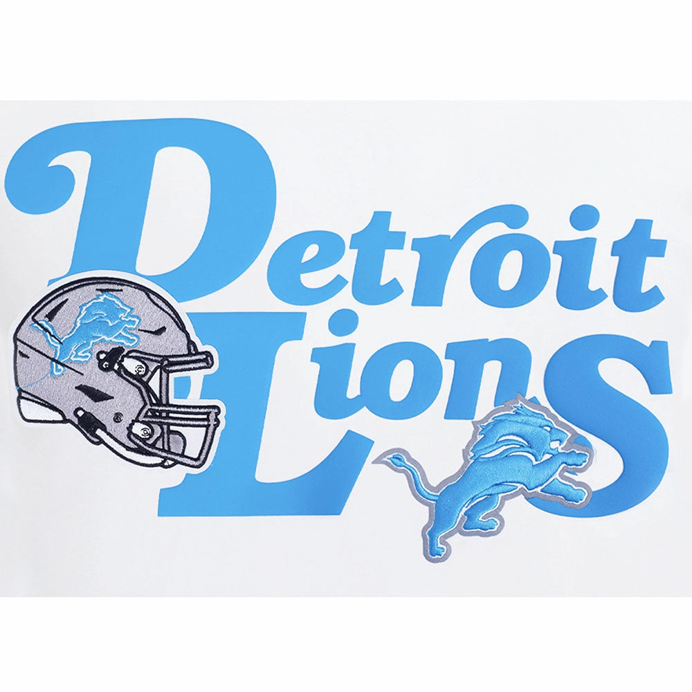 NFL DETROIT LIONS SOUVENIR MEN'S SINGLE JERSEY TEE (WHITE)
