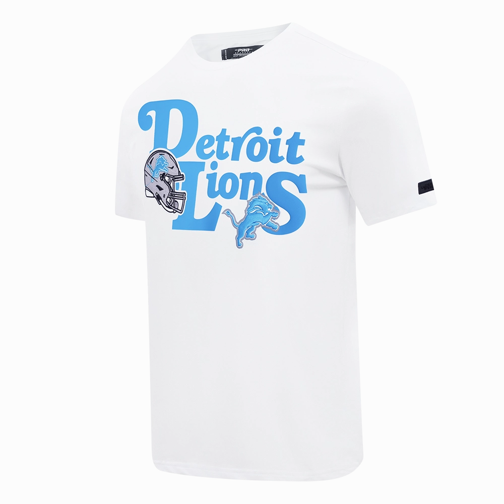 NFL DETROIT LIONS SOUVENIR MEN'S SINGLE JERSEY TEE (WHITE)
