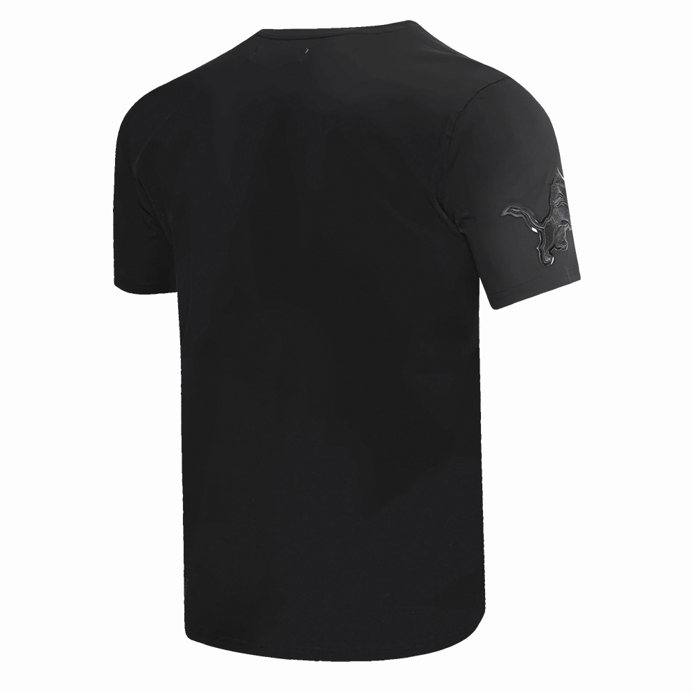 NFL DETROIT LIONS TRIPLE BLACK MEN'S TEE (TRIPLE BLACK)