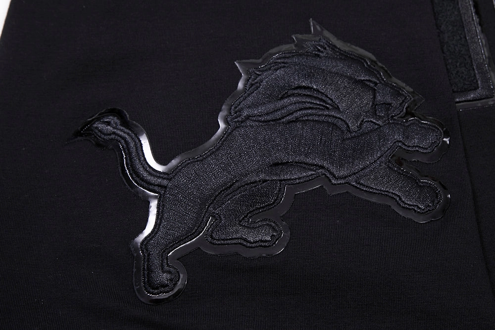 NFL DETROIT LIONS TRIPLE BLACK MEN'S TEE (TRIPLE BLACK)