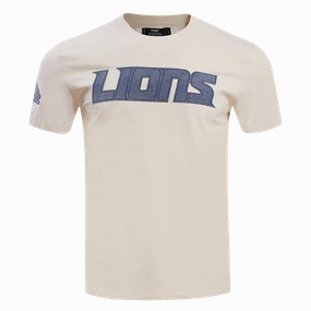 NFL DETROIT LIONS VARSITY BLUES MEN'S TEE (LINEN)