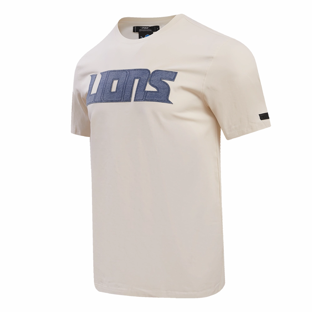 NFL DETROIT LIONS VARSITY BLUES MEN'S TEE (LINEN)