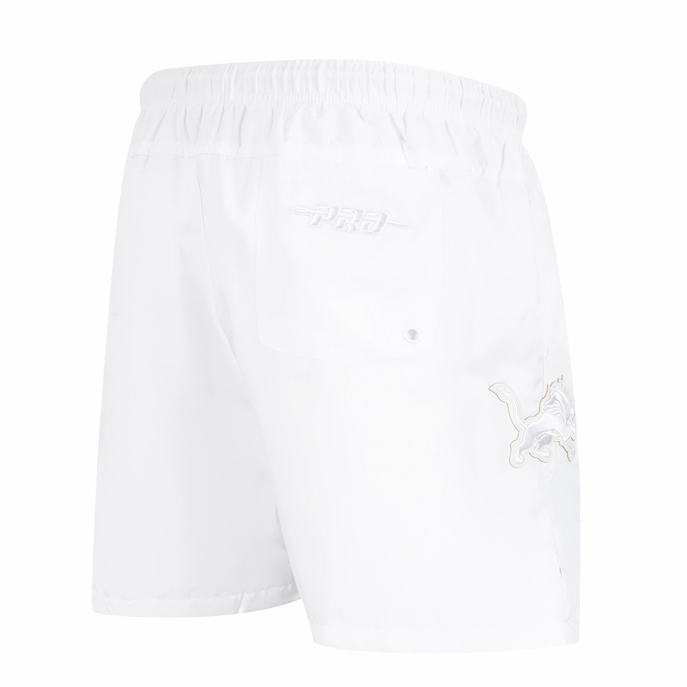 NFL DETROIT LIONS WHITE OUT MEN'S WOVEN SHORT (WHITE)