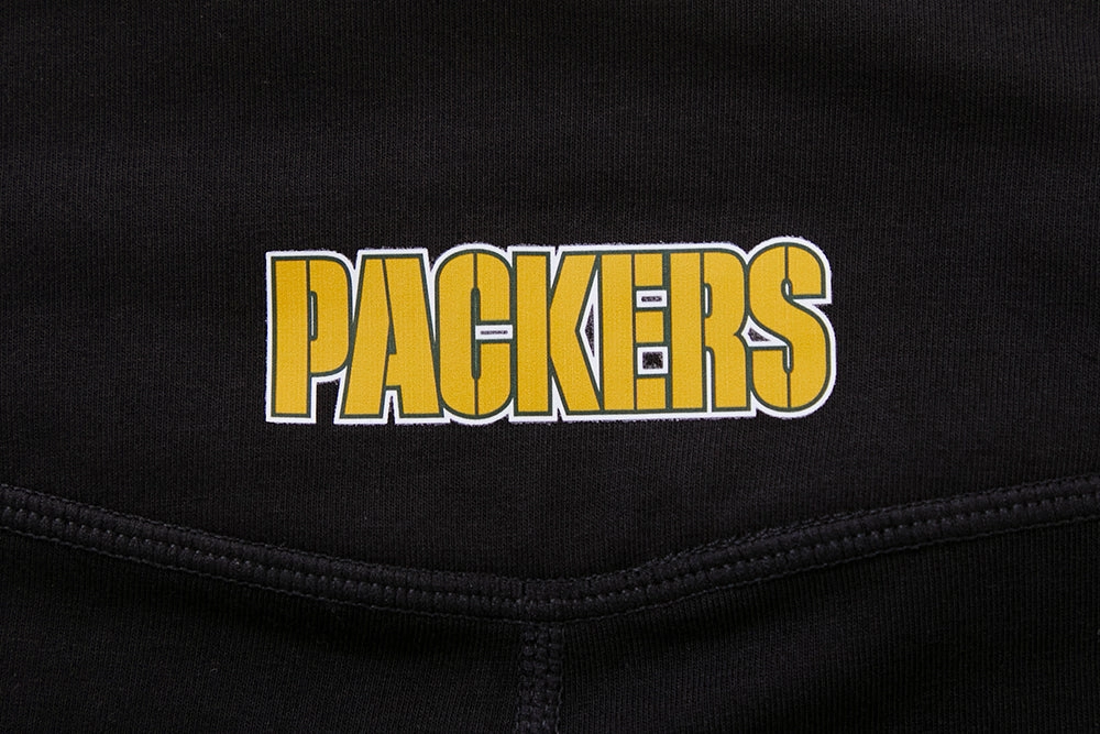 NFL GREEN BAY PACKERS  CLASSIC WOMEN'S JERSEY LEGGING (BLACK)