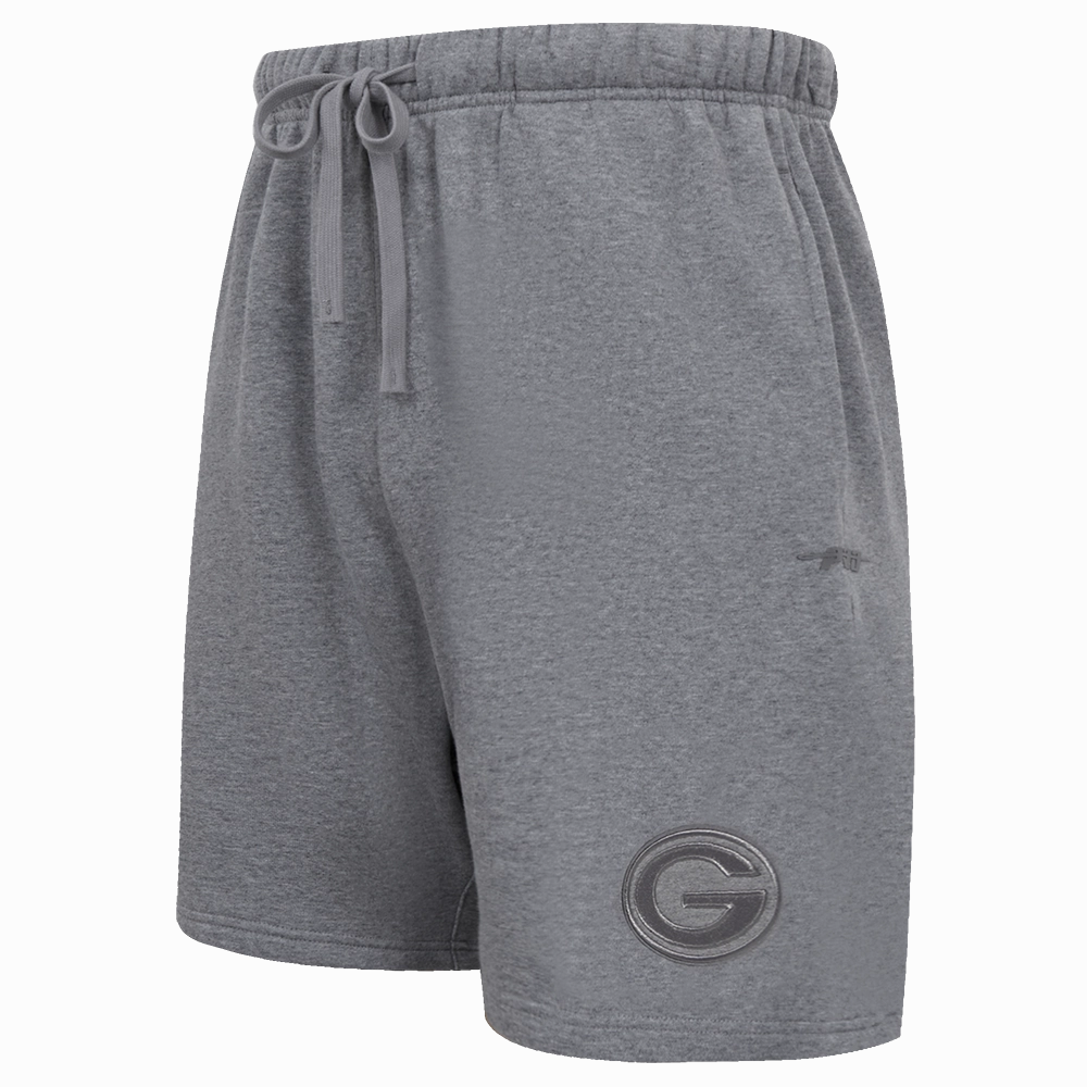 NFL GREEN BAY PACKERS NEUTRAL MEN'S SHORT (DARK HEATHER GRAY)