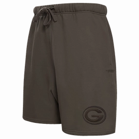 NFL GREEN BAY PACKERS NEUTRAL MEN'S SHORT (DARK TAUPE)