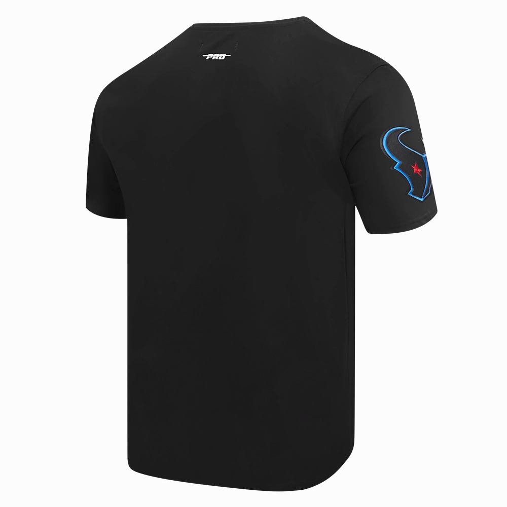 NFL HOUSTON TEXANS CLASSIC CHENILLE MEN'S   TEE (BLACK)