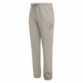 NFL HOUSTON TEXANS NEUTRAL MEN'S FLEECE SWEATPANT (TAUPE)