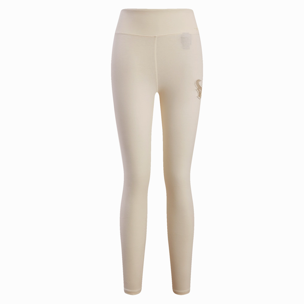 NFL HOUSTON TEXANS NEUTRAL WOMEN'S JERSEY LEGGING (EGGSHELL)