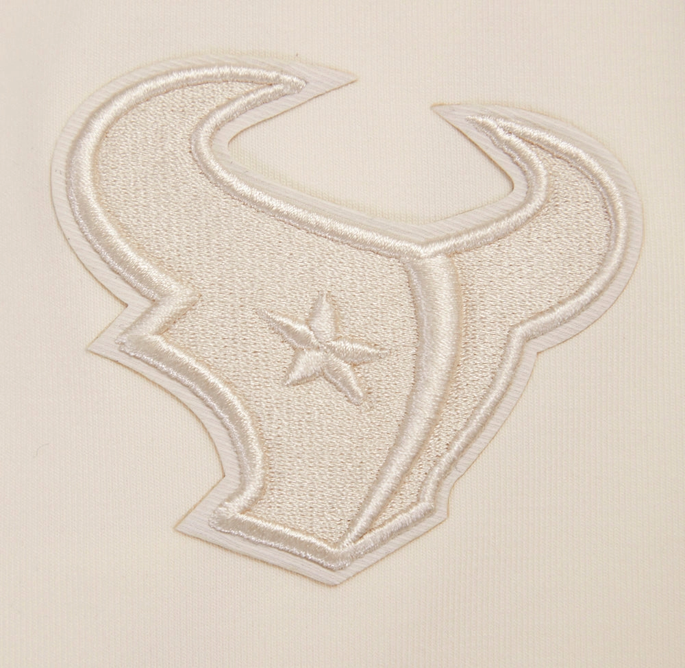 NFL HOUSTON TEXANS NEUTRAL WOMEN'S JERSEY LEGGING (EGGSHELL)