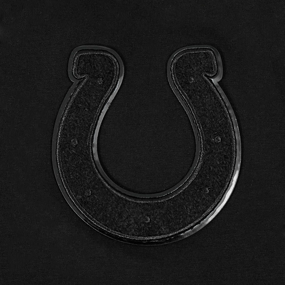 NFL INDIANAPOLIS COLTS TRIPLE BLACK WOMEN'S SINGLE JERSEY BOXY TEE (TRIPLE BLACK WOMEN'S)