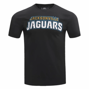 NFL JACKSONVILLE JAGUARS CLASSIC CHENILLE MEN'S   TEE (BLACK)