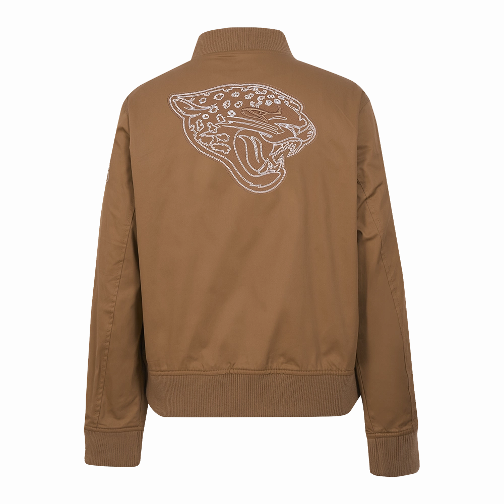 NFL JACKSONVILLE JAGUARS PAINT THE CITY W TWILL JACKET (CLAY BROWN)