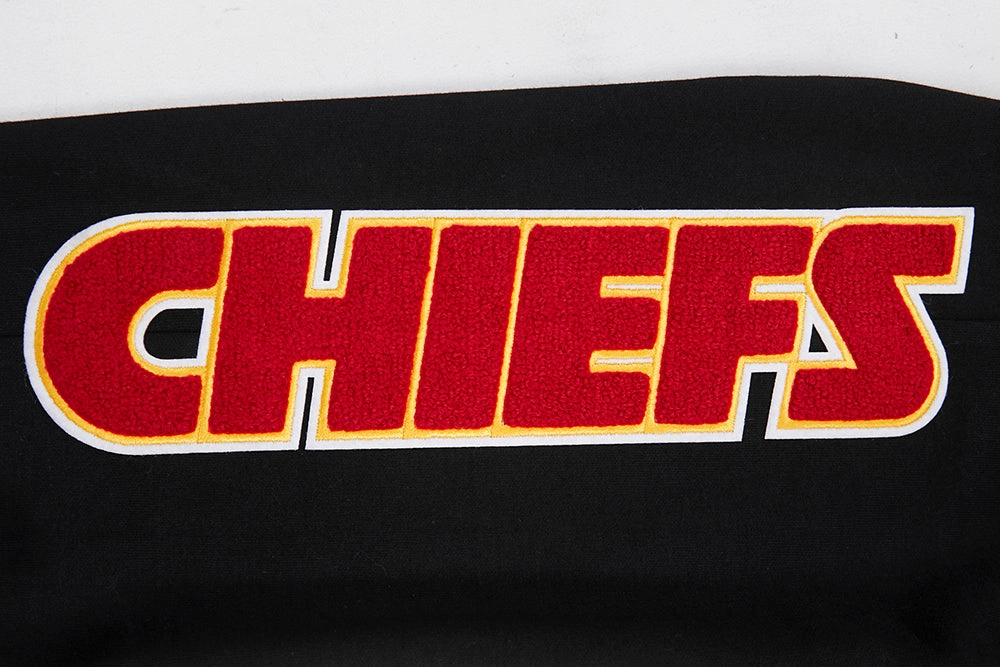 NFL KANSAS CITY CHIEFS CLASSIC CHENILLE MEN'S JOGGER (BLACK)