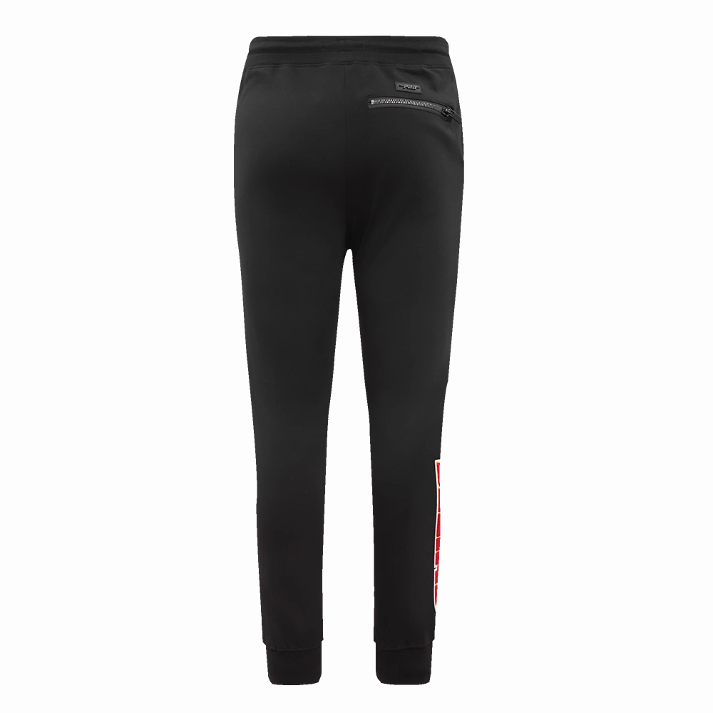 NFL KANSAS CITY CHIEFS CLASSIC CHENILLE MEN'S JOGGER (BLACK)