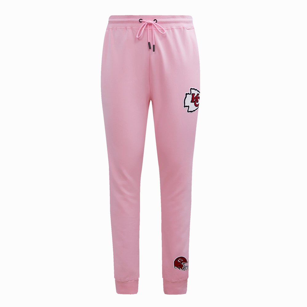NFL KANSAS CITY CHIEFS CLASSIC CHENILLE MEN'S JOGGER (PINK)