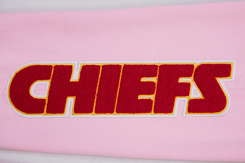NFL KANSAS CITY CHIEFS CLASSIC CHENILLE MEN'S JOGGER (PINK)