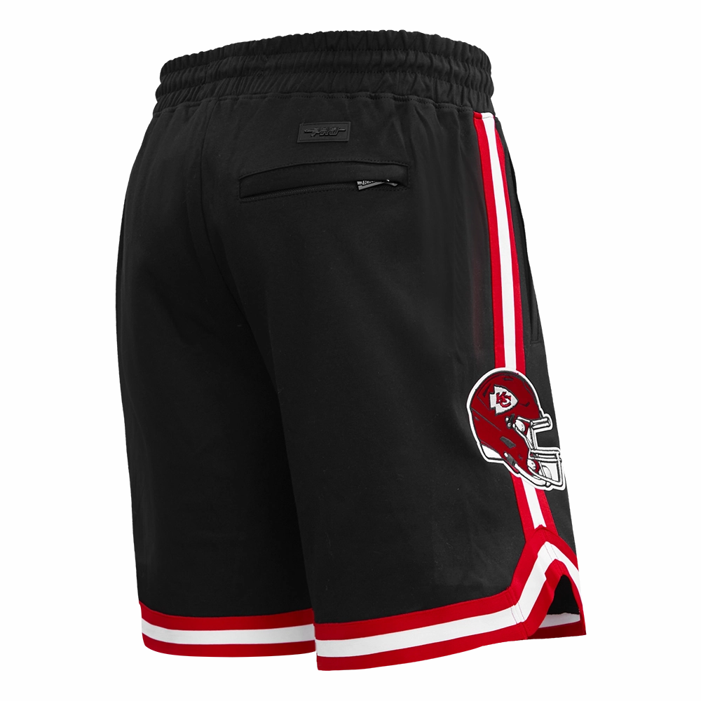 NFL KANSAS CITY CHIEFS CLASSIC CHENILLE MEN'S SHORT (BLACK)