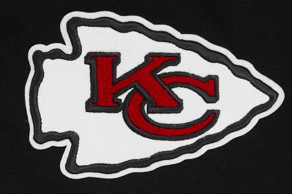 NFL KANSAS CITY CHIEFS CLASSIC CHENILLE MEN'S SHORT (BLACK)