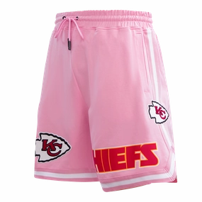 NFL KANSAS CITY CHIEFS CLASSIC CHENILLE MEN'S SHORT (PINK)