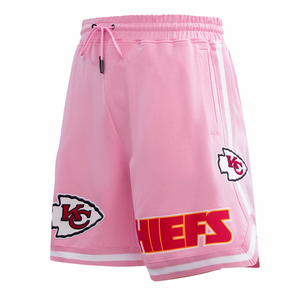 NFL KANSAS CITY CHIEFS CLASSIC CHENILLE MEN'S SHORT (PINK)