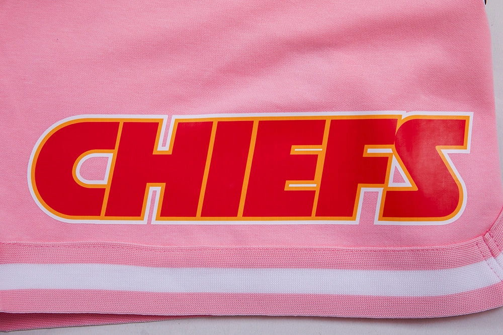 NFL KANSAS CITY CHIEFS CLASSIC CHENILLE MEN'S SHORT (PINK)