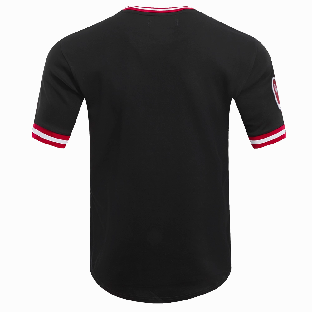 NFL KANSAS CITY CHIEFS CLASSIC CHENILLE MEN'S TEE (BLACK)