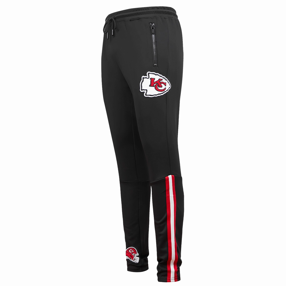 NFL KANSAS CITY CHIEFS CLASSIC MEN'S DK TRACK PANT (BLACK)